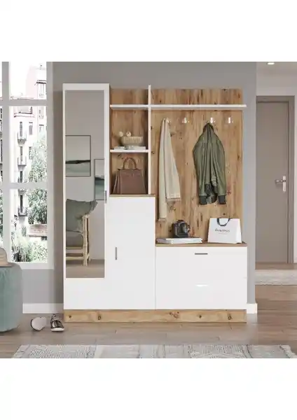 Yurudesign Wisdom Vestiyer: Dayanıklı ve Estetik Modern Giriş Mobilyası Çeşidi