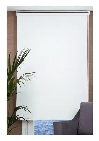 ZebraEvim Kalın Polyester Kumaşlı Beyaz Mat Stor Perde Modern ve Şık Tasarımıyla Ev Dekorasyonunu Tamamlar