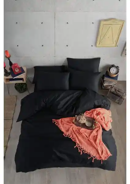 Zeynep Tekstil Royal Black Çift Kişilik Ranforce Nevresim Seti Detaylı İnceleme ve Özellikleri