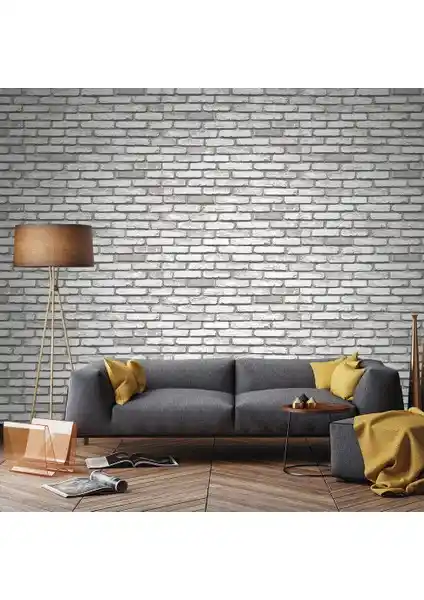 Zümrüt Exclusive Taş Tuğla Desen 9020 Duvar Kağıdı ile Modern ve Şık İç Mekanlar Yaratın