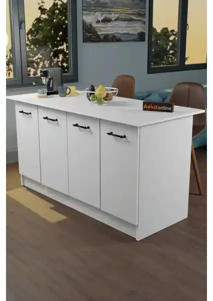 Aeka AE-2040 Vera Modern Mutfak Adası ve Çok Amaçlı Yemek Masası Özellikleri