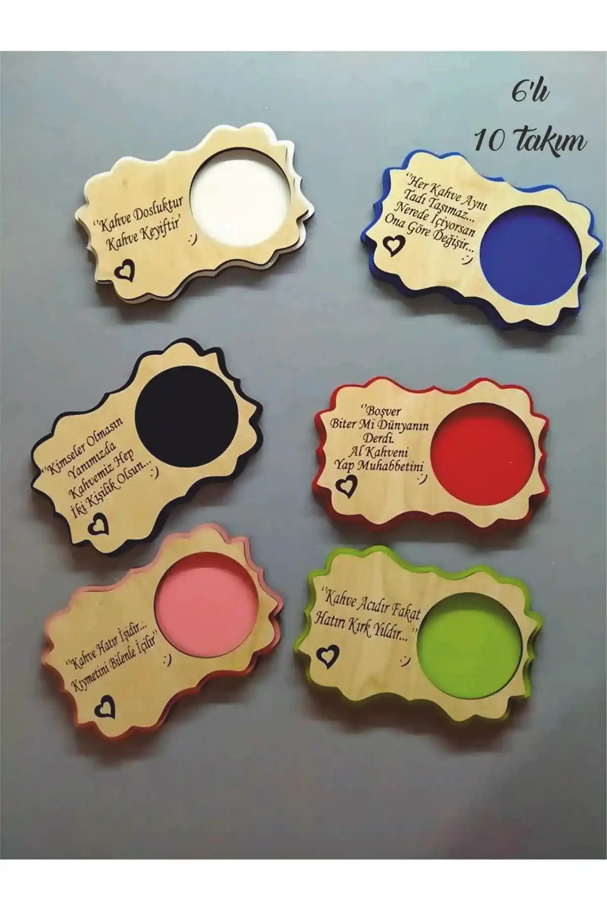 Ahşap Fincan Bardak Altlığı Seti: Estetik ve Dayanıklı Tasarım Çözümü