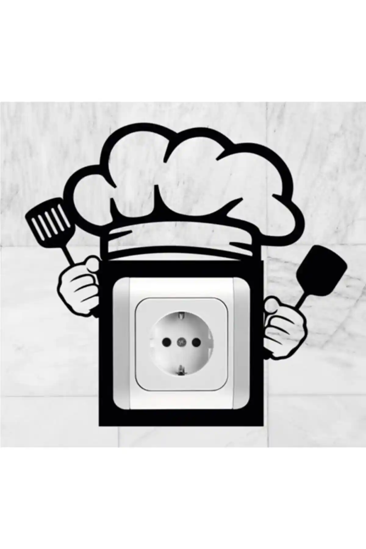 ALSHOP Prizlik Mutfak Şef Duvar Süsü: Modern ve Şık Mutfak Dekorasyonu İçin Uygun Seçenek