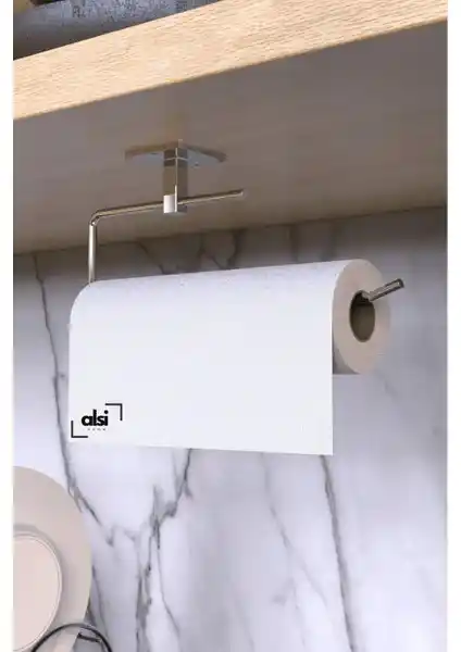 Alsi Home Güç Müş Rulo Havluluk ve Peçetelik: Duvara Montajlı Paslanmaz Çelik Pratik Çözüm