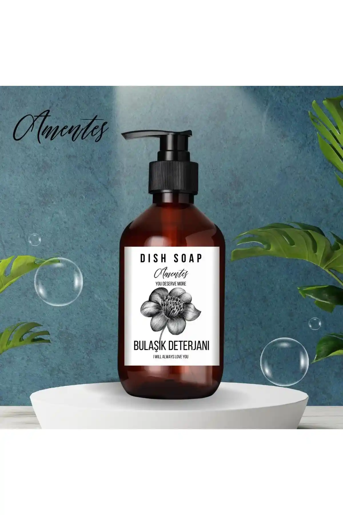 Amentes Bulaşık Deterjanı Şişesi: Estetik ve Fonksiyonelliği Bir Arada Sunan Modern Tasarım