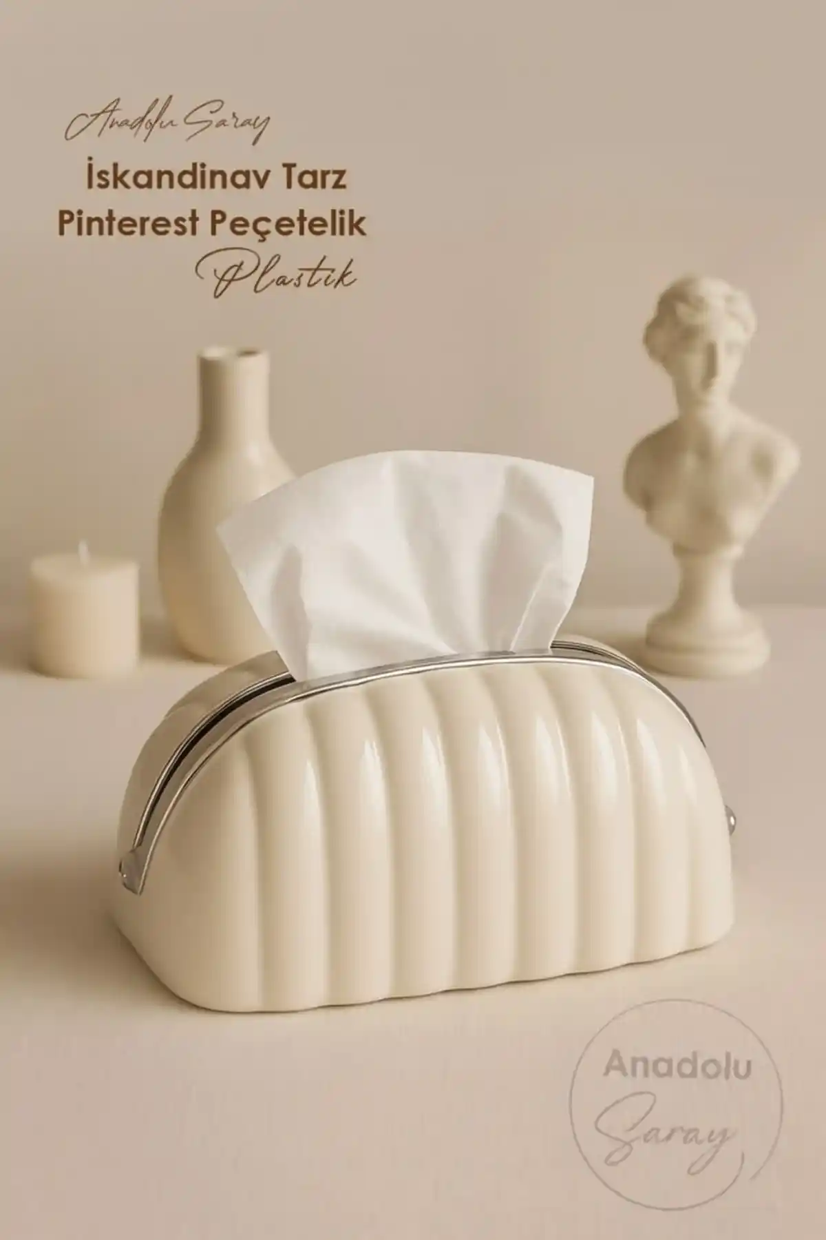 Anadolu Saray İskandinav Tarz Peçetelik Modern ve Şık Masa Dekorasyonu İçin Uygun