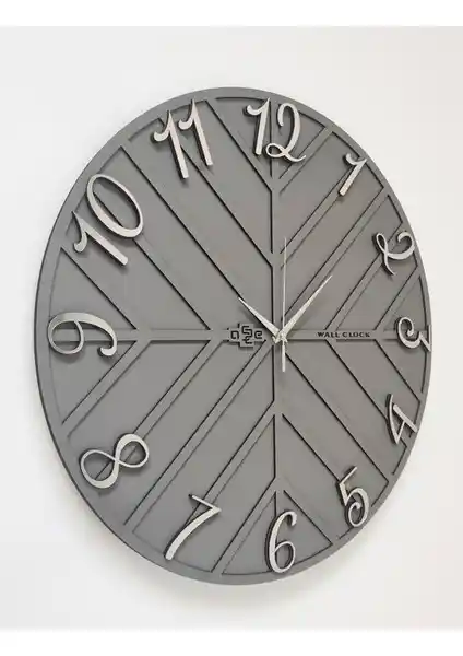 Asse Endless Line Modern Dekoratif Duvar Saati 50x50 cm Şık ve Minimal Tasarım