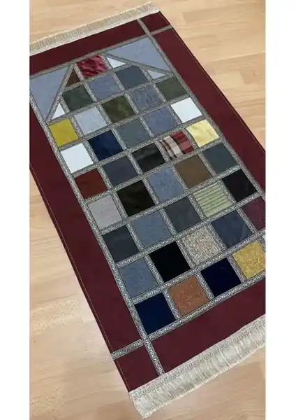 Ayhanhome Kırkyama Patchwork Kadife Astarlı Seccade: Estetik ve Fonksiyonellik Bir Arada