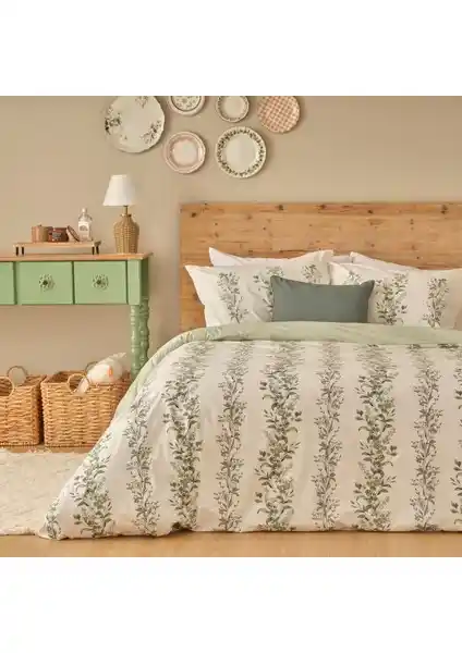 Bella Maison %100 Pamuk Ranforce Julia Çift Kişilik Nevresim Seti Yatak Odası İçin Şık ve Sağlıklı Tercih