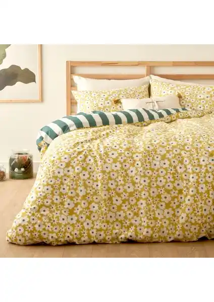 Bella Maison Naomi Pamuklu Çift Kişilik Nevresim Takımı: Estetik ve Dayanıklılık Bir Arada