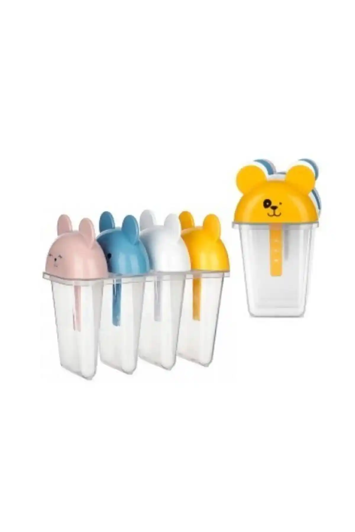 Beyzana Titiz Çubuklu 4'lü Dondurma Kalıbı: Evde Sağlıklı ve Kolay Dondurma Yapımı