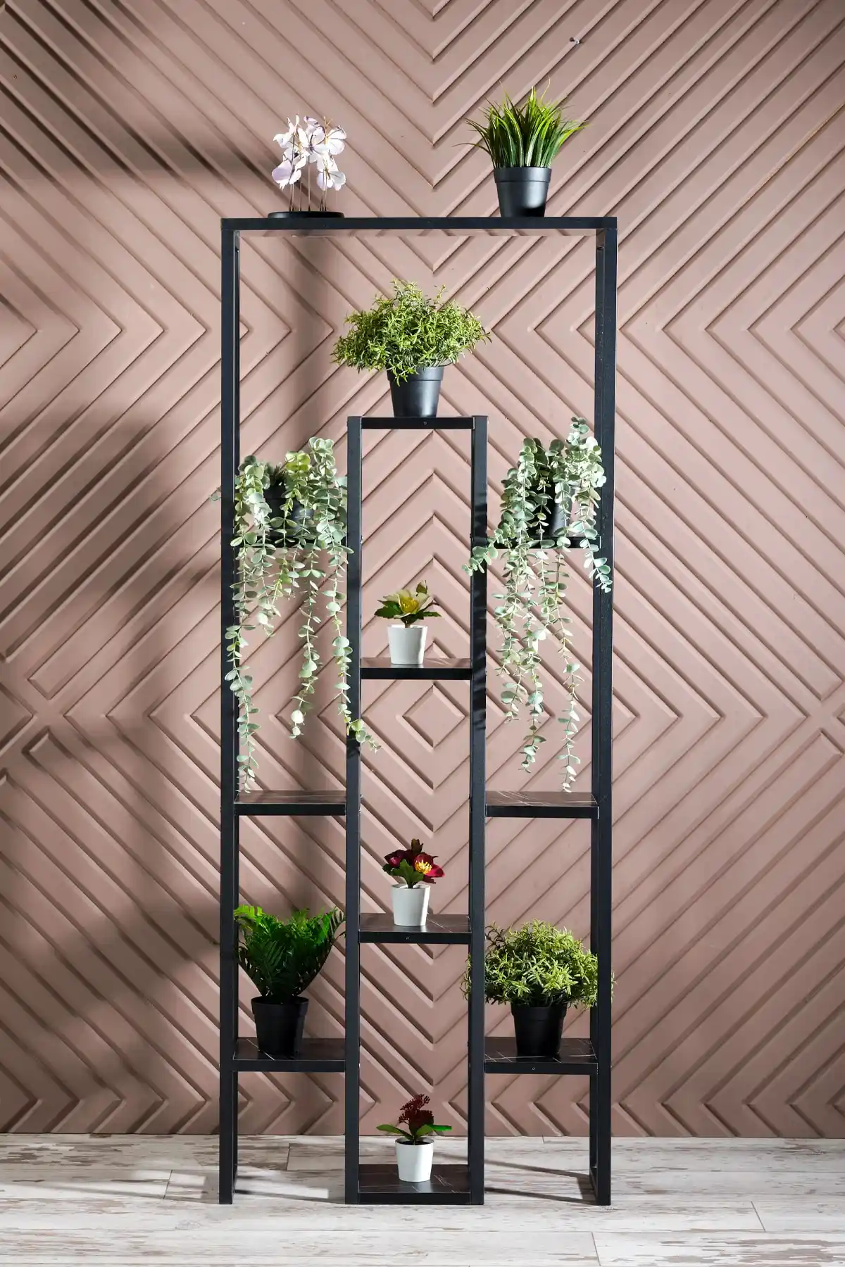 Boss Group Premium 12 Raflı Çiçeklik Modern ve Dayanıklı Dekorasyon Çözümü