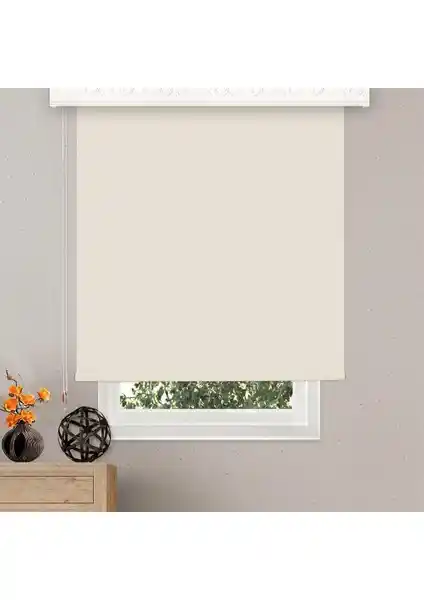 Brillant 9658 Stor Perde Ekru 100x260 Cm Modern Tasarım ve Dayanıklılık