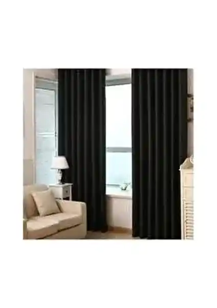 Brillant Siyah Karartma Güneşlik Perde Pilesiz Yüksek Performans ve Estetik Uyum