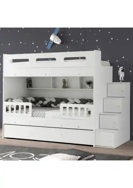 Çetin Ranza Berlin Yavrulu Ranza: Modern ve Güvenli Çocuk Odası Mobilyası