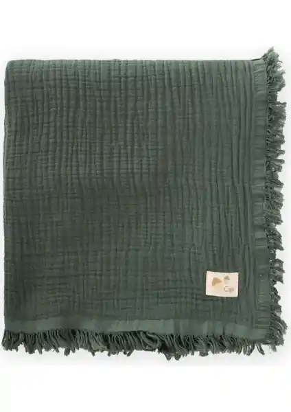 Cigit Dört Kat Püsküllü Battaniye: Doğal Pamuk Malzeme ve Şık Tasarım Özellikleri