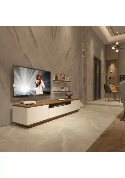 Decoraktiv Trendstyle 4s MDF TV Ünitesi: Modern Tasarım ve Fonksiyonellik Bir Arada