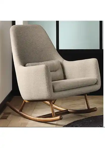 Defne Evka Ahşap Myruf Sallanan Koltuk: Modern ve Konforlu Oturma Çözümü