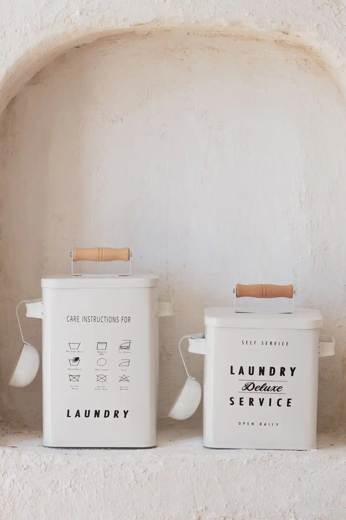 Dekorzdükkan 2'li galvaniz deterjanlık seti modern ve dayanıklı banyo aksesuarı