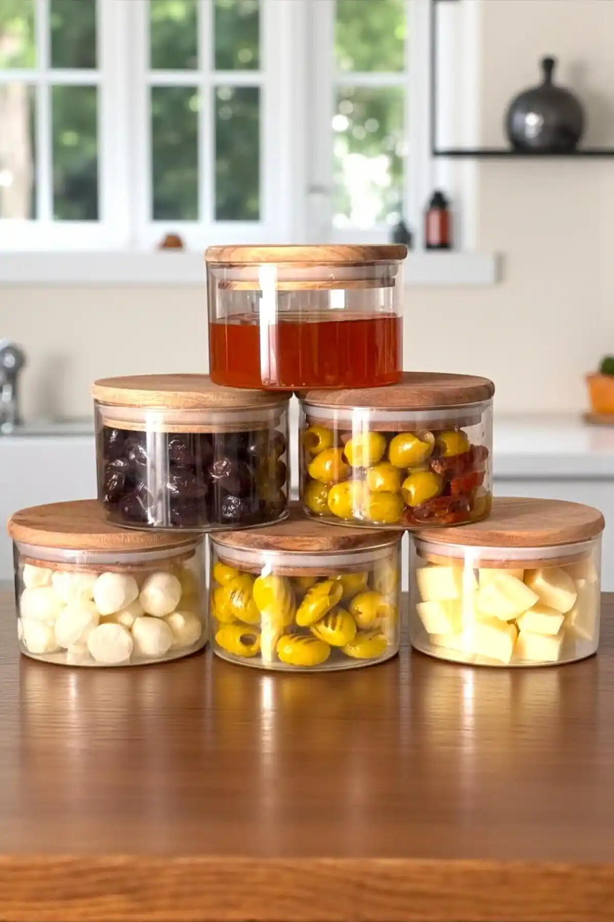 Denia Home Borelia 6'lı Borosilikat Cam Kahvaltılık Seti Şık ve Dayanıklı Tasarım