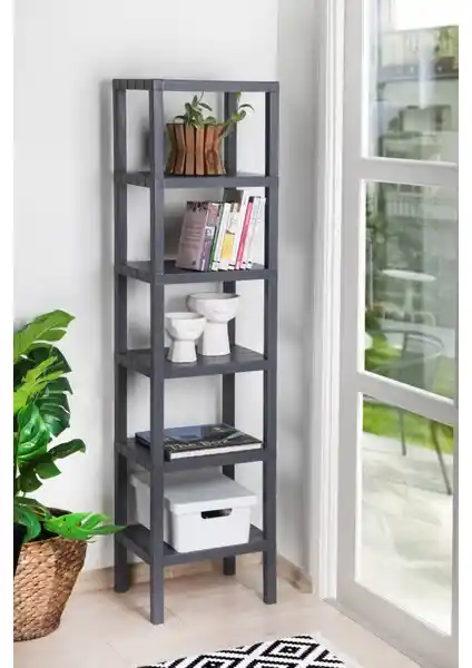 DEYHOME Ombeg 6 Katlı Düzenleyici Raf Ünitesi: Dayanıklı ve Estetik Çözüm