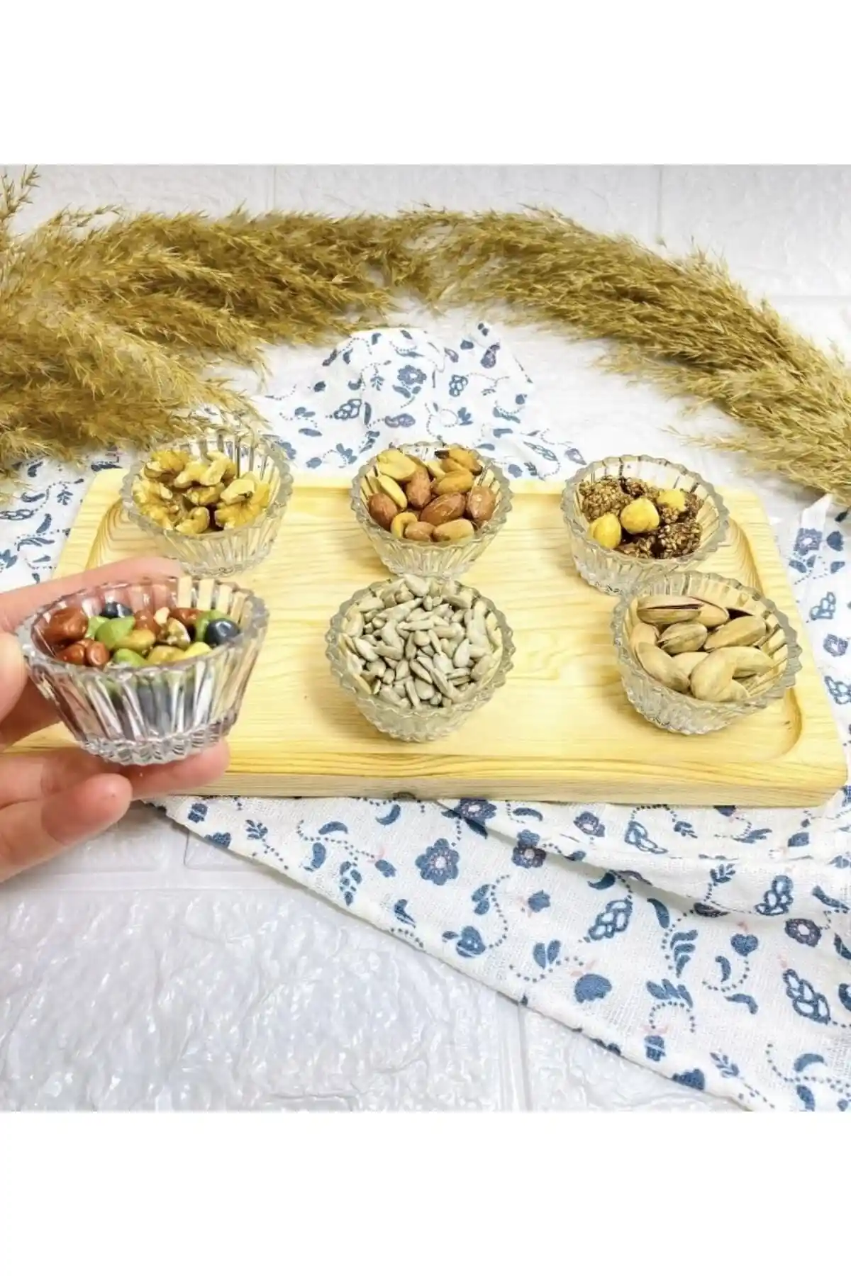 DİBA AVM Mini Cam Reçellik ve Kahve Yanı Kasesi Şık ve Kullanışlı Sunum Çözümü