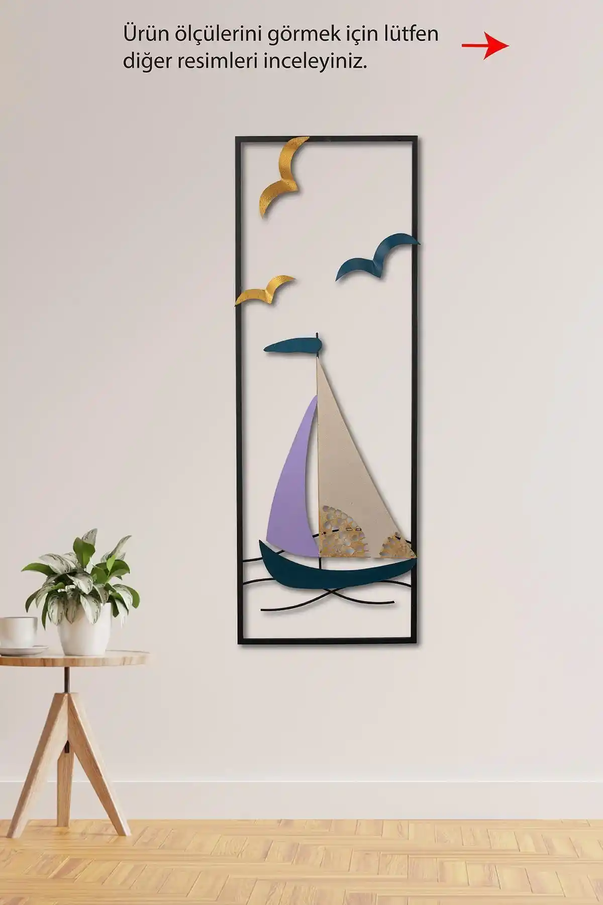 Doreline Doreart Port De Cannes Metal Duvar Tablosu Modern ve Dayanıklı Dekorasyon Çözümü