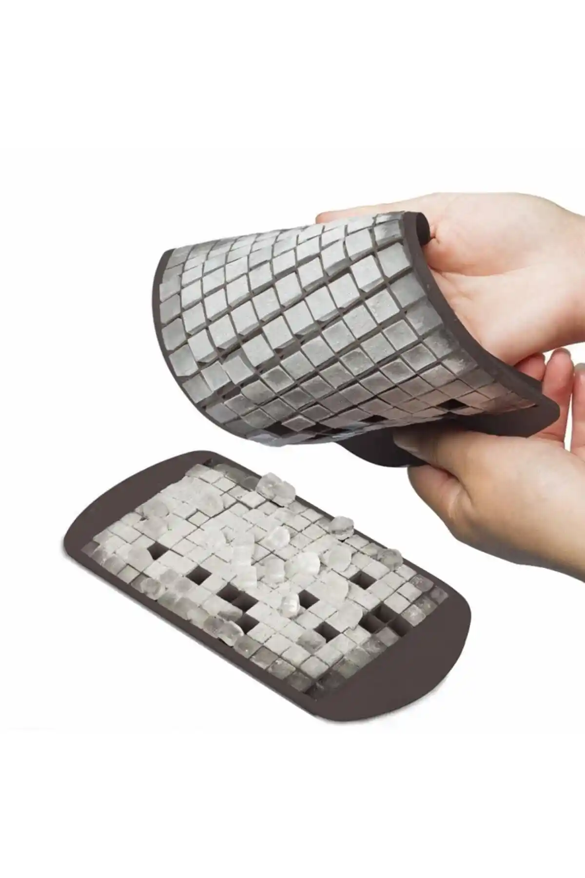 EARABUL Mini Küp Şekilli Silikon Buzluk ile Pratik ve Şık Buz Hazırlama Çözümü