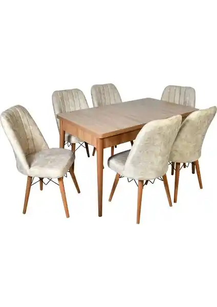 Efe Sümela Kelebek Açılır Ahşap Ayaklı 6 Kişilik Modern Yemek Masası Özellikleri ve Kullanım Avantajları