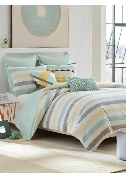 Ely Parker Kolay Ütü Tek Kişilik Nevresim Takımı: Şık ve Dayanıklı Yatak Dekorasyonu İçin Uygun