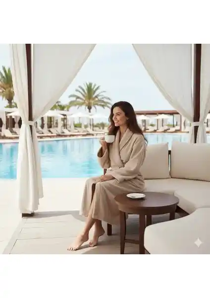 Embays Collection Bukle Bornoz: Şıklık ve Konforu Bir Arada Sunan Çok Yönlü Tasarım