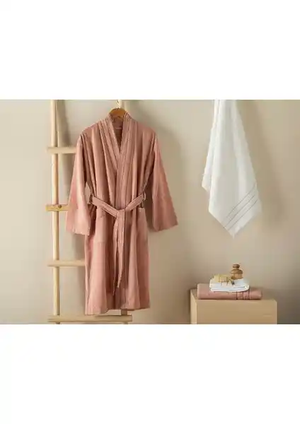 English Home Soft Pamuklu Bornoz L-Xl Açık Pembe: Konfor ve Şıklık Sunan Güncel Ev Giyim Seçeneği
