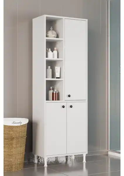 EVDEMO Selen Çok Amaçlı Mutfak ve Banyo Dolabı: Fonksiyonellik ve Estetiğin Birleşimi