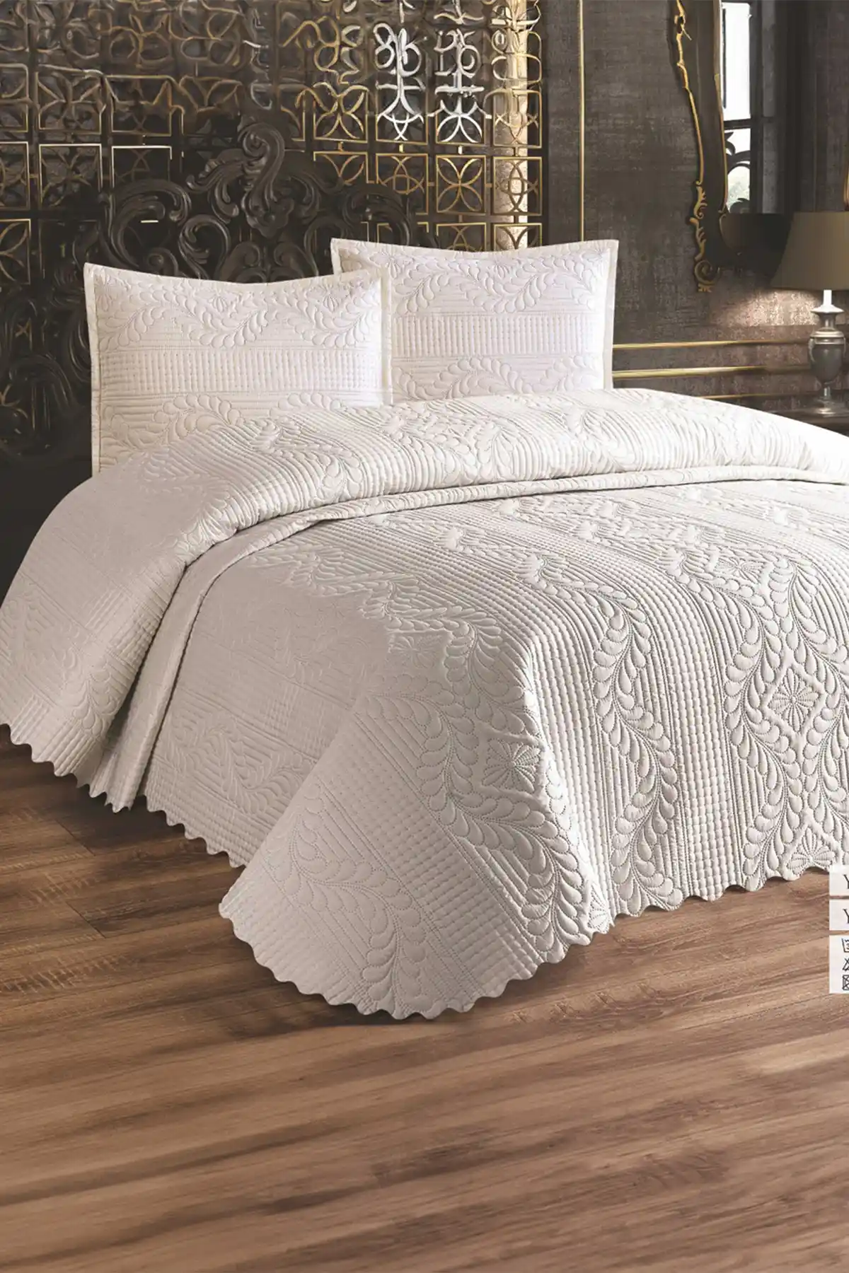 Faiend Çift Taraflı Ultrasonik Kapitone Yatak Örtüsü Modern ve Şık Tasarım