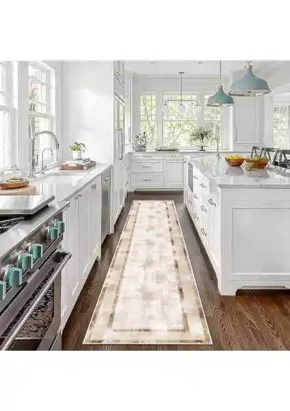 Fera Halı Makinede Yıkanabilir Kaymaz Tabanlı ve Leke Tutmaz Modern Halı Modeli