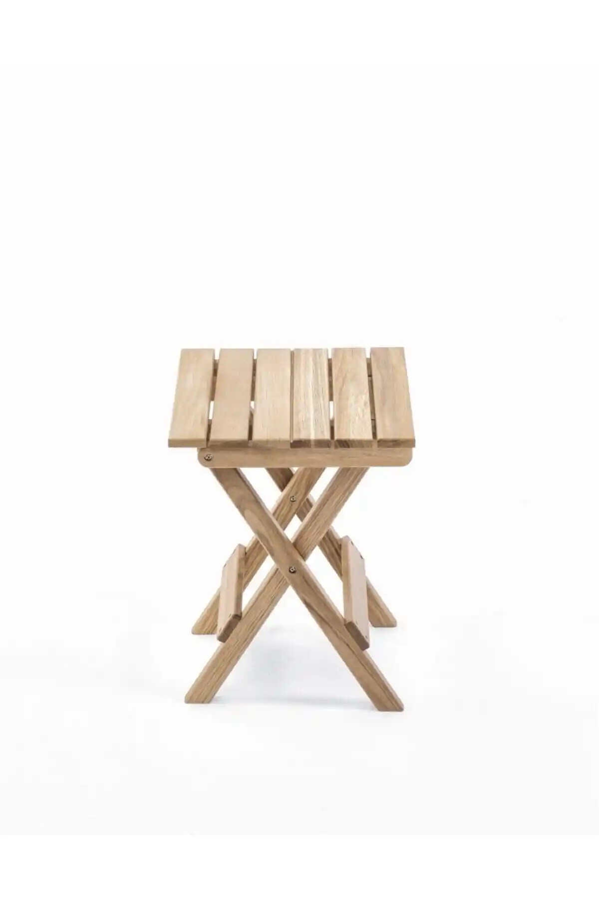 Fold&Go Ahşap Katlanır Tabure: Modern ve Dayanıklı Minimalist Tasarım