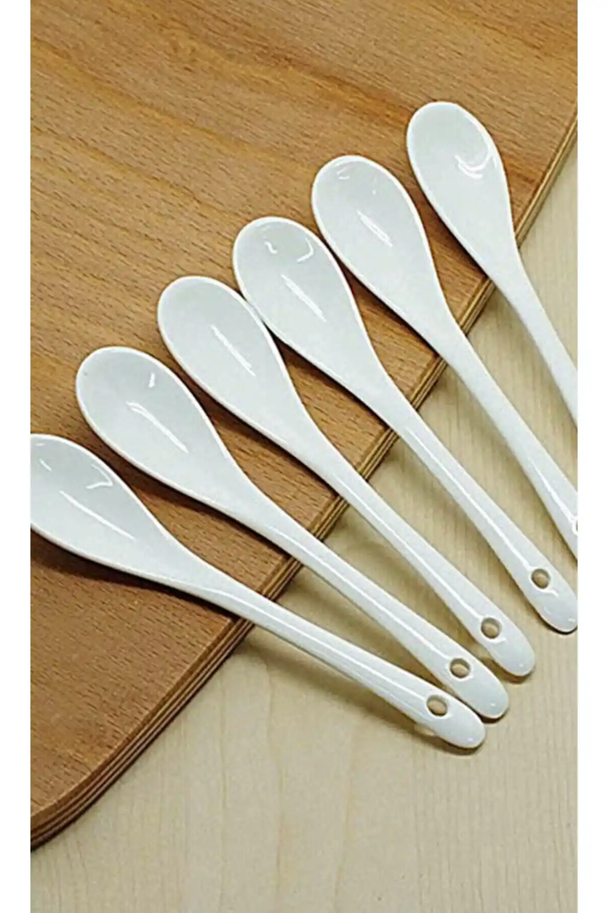 Genel Markalar 6'lı Lüx Porselen Çay ve Tatlı Kaşığı Seti Şıklık ve Fonksiyonellik Sunar