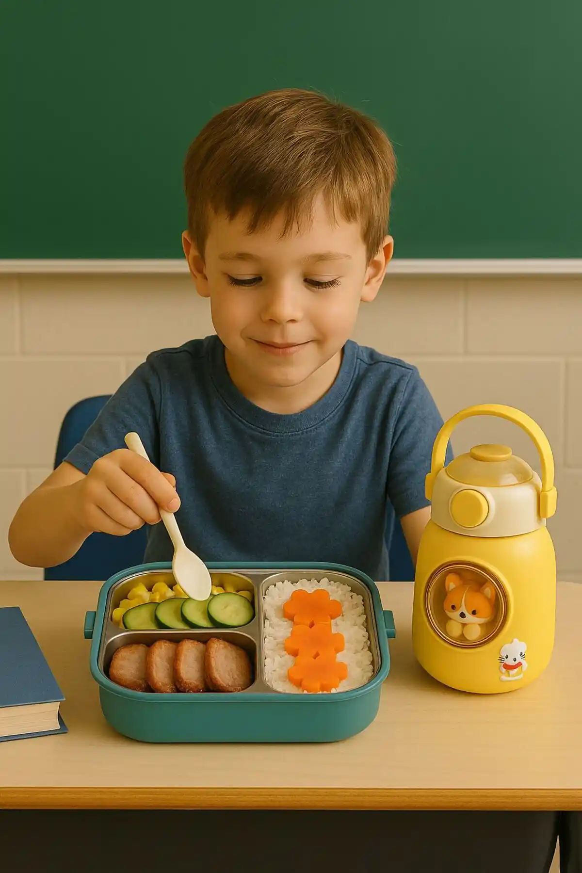 Genel Markalar Lunch Box: Şık ve Dayanıklı Okul İçin Pratik Beslenme Seti