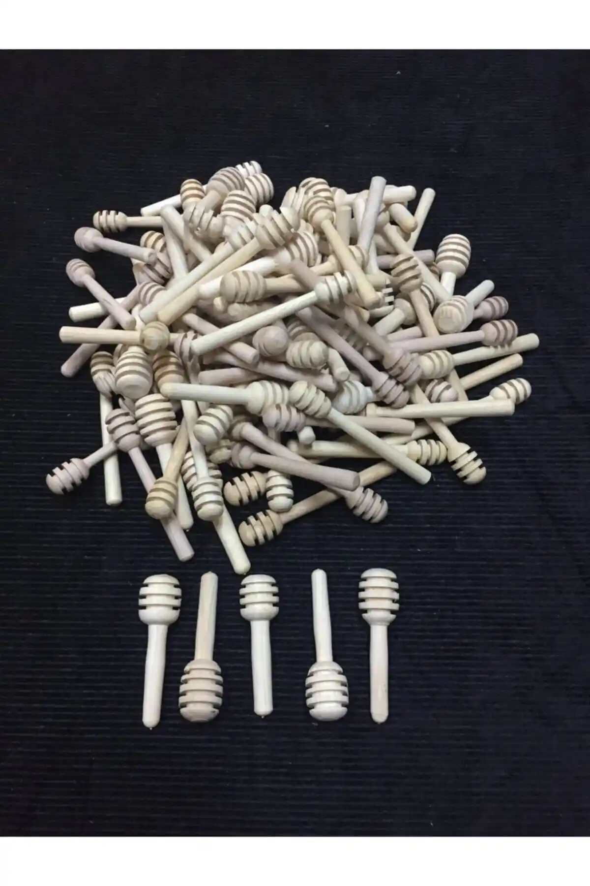 Genel Markalar Mini Bal Kaşığı 6,5 cm Çelik ve Ahşap Tasarım, Dayanıklı ve Estetik Mutfak Gereci