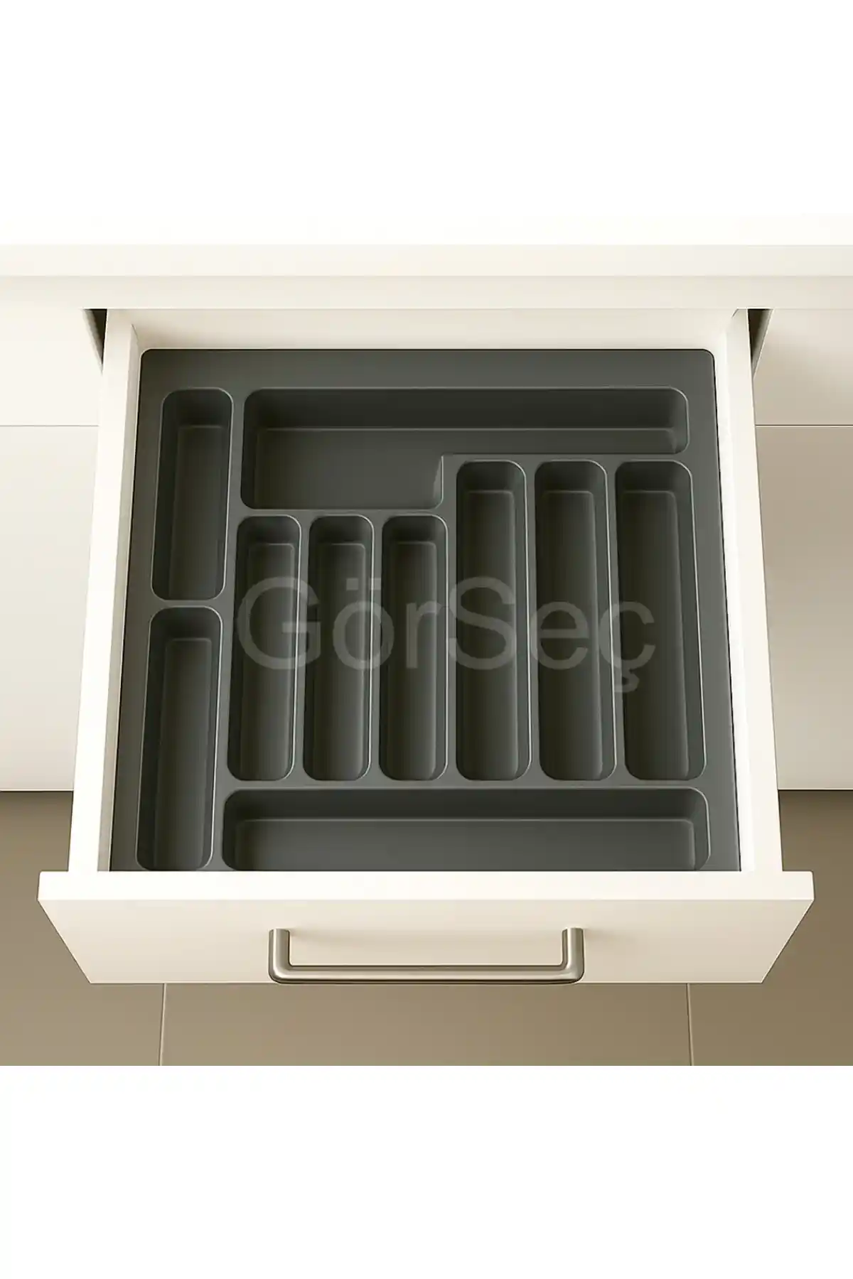 GörSeç 55x49 Cm Çekmece İçi Kaşıklık: Dayanıklı ve Şık Mutfak Düzenleyici Çözüm