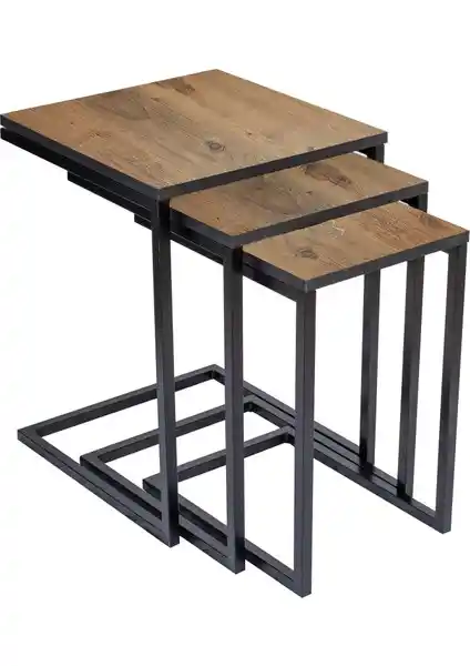 Grande Home 3'lü Still C Zigon Sehpa Modern ve Şık Tasarım Özellikleri ve Kullanım Alanları