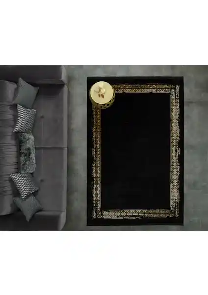 Gümsuyu Siyah ve Kahverengi 11298 Halı: Modern ve Dayanıklı İç Mekan Dekorasyonu Ürünü