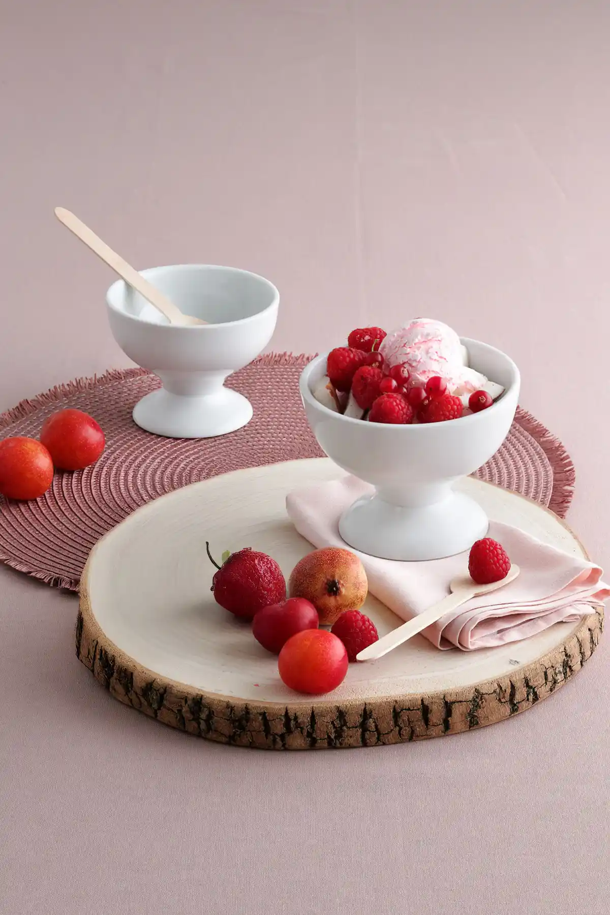 Güral Porselen 2'li 10 Cm Dondurmalık Seti Şık ve Pratik Servis Çözümü