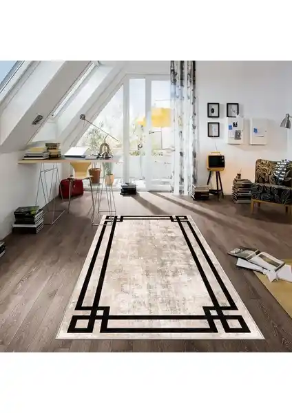 Güvenlik Ev Dijital Baskılı ve Kaymaz Tabanlı Modern Salon Halısı Özellikleri ve Kullanım Avantajları