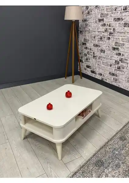 Hey Modüler Mobilya Kumsal Oval Kenar Orta Sehpa Modern Tasarım ve Fonksiyonellik