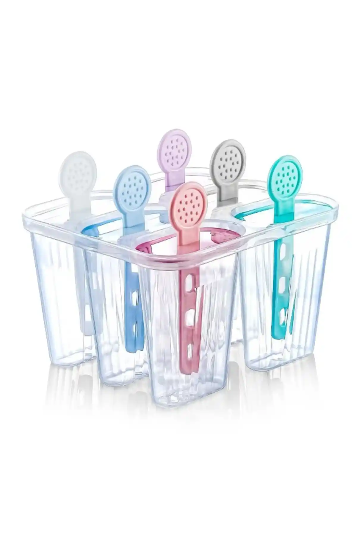 Hilamingo Home 6'lı Renkli Meybuz Dondurma Kalıbı Çocuklar ve Aileler İçin Pratik ve Eğlenceli Mutfak Aksesuarı