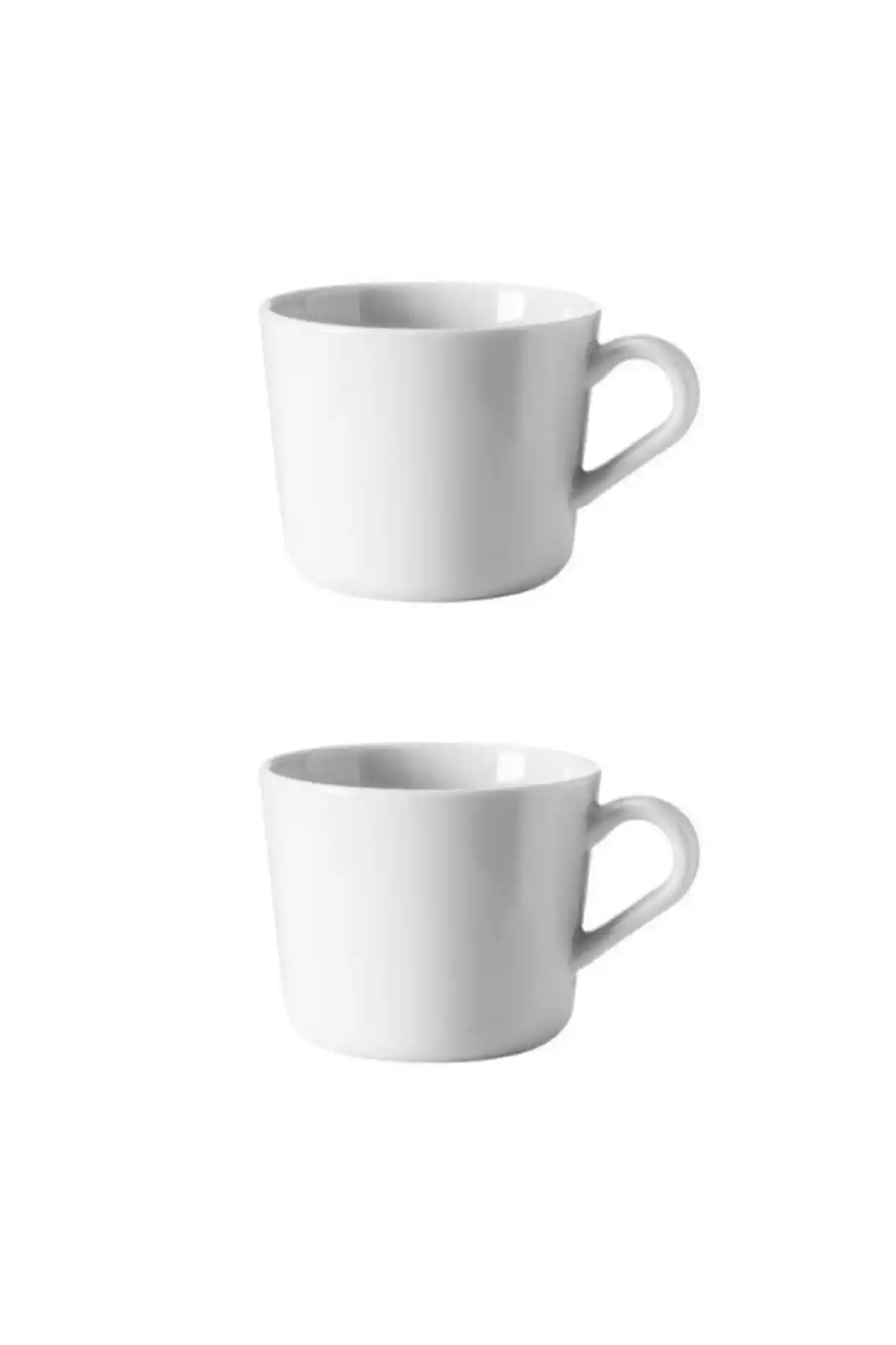 İKEA Beyaz Porselen Kupa Seti Modern Tasarım ve Dayanıklılık Sunar