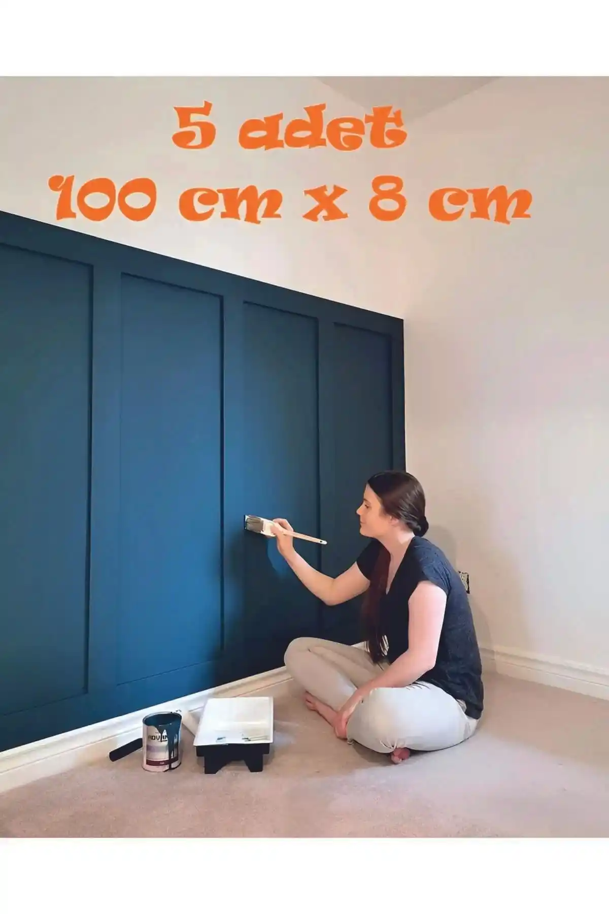 İskoç Duvar Çıtası 4mm Kalınlık Modern ve Minimalist İç Mekan Dekorasyonu İçin