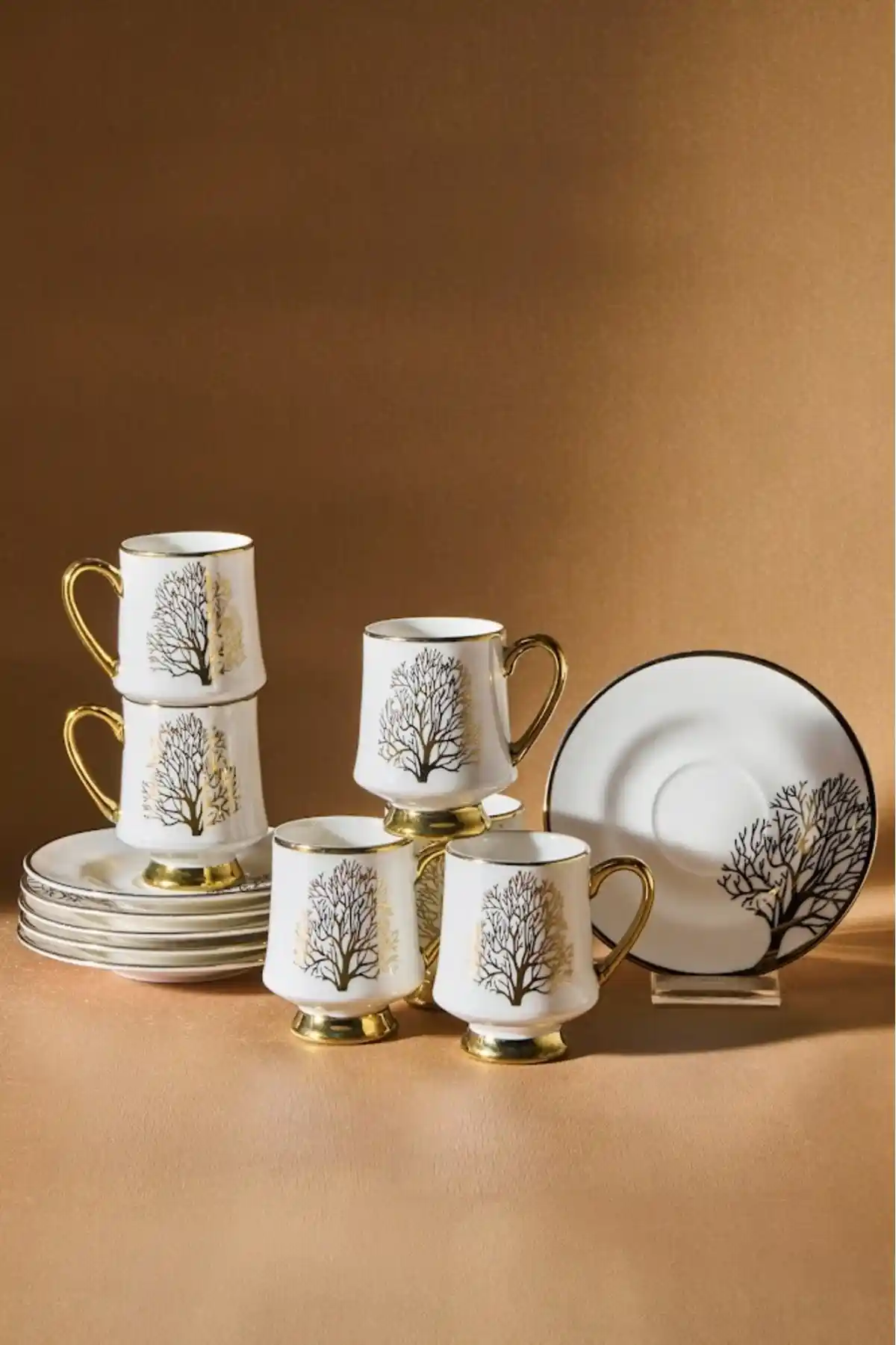 Karaca Afra 6 Kişilik Kahve Fincanı Seti Modern Tasarım ve Yüksek Kaliteyle Sunuluyor