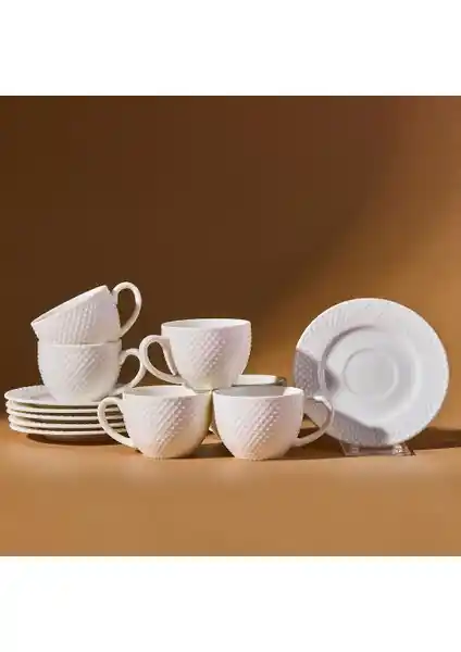 Karaca Lisa 6 Kişilik Kahve Fincanı Seti Estetik ve Dayanıklı Tasarım Özellikleri